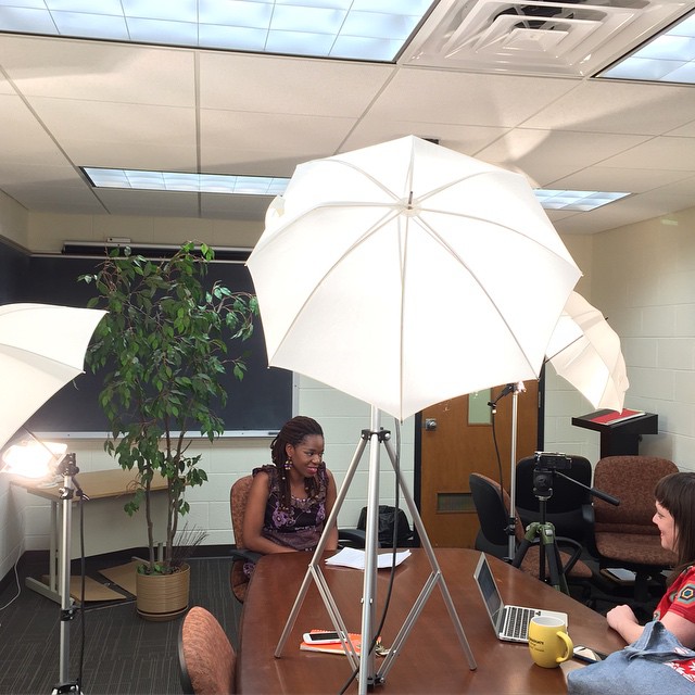 Neema Loy shares about her @FulbrightPrgrm experience @UIOWA teaching ‪#‎Swahili‬ with the @DWLLC_UIOWA