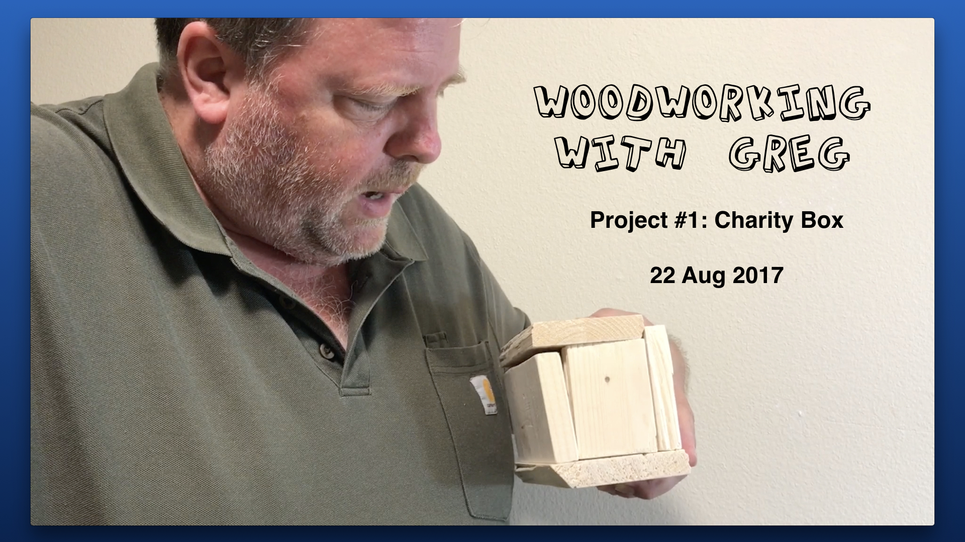 Woodworking Project: Charity Box – About Greg Johnson